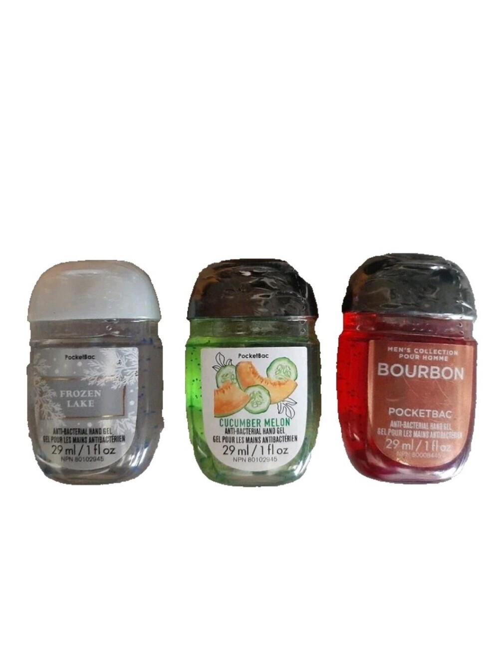 3 Bath & Body Works Pocketbac Anti-Bacterial Hand Gels
